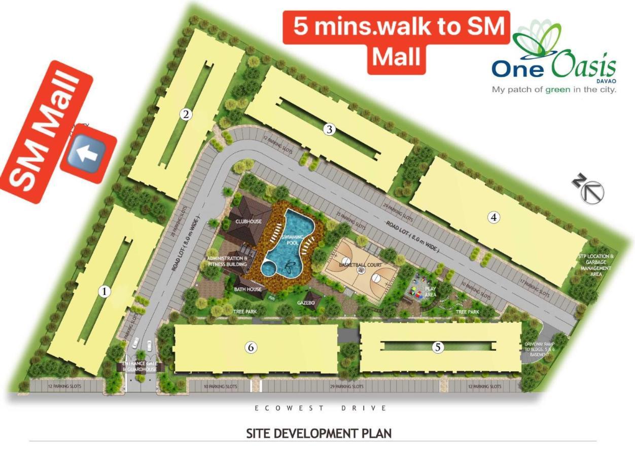 Davao 2Br One Oasis Beside Sm Mall-Wifi Exterior photo